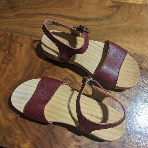 El Naturalista - Path Shokunin Wooden Heel Sandals N5831T | Size 36 | Path Rioja - Picture 4 of 16
